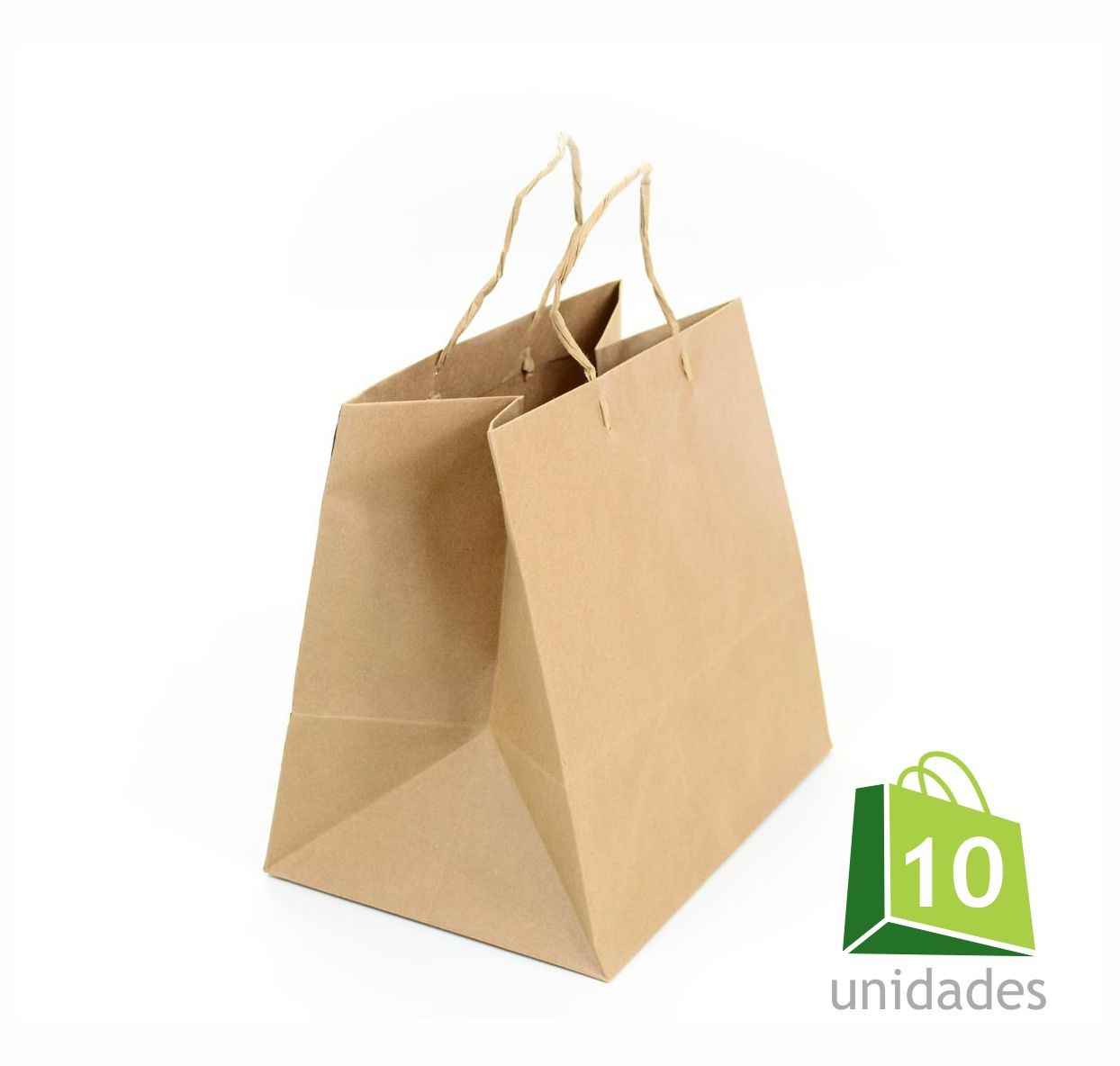 Sacola Ref. 031 - Papel Kraft - 27x19,5x26 cm